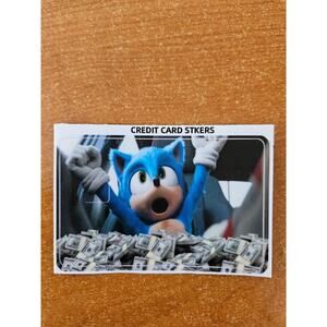 Debit Card Skin Sticker Sega Sonic The Hedgehog Credit Card Skin Sticker